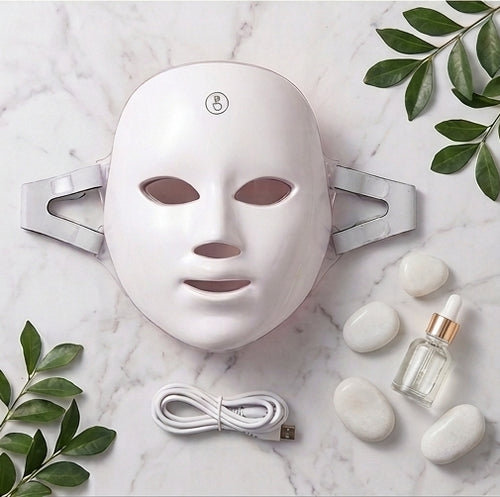 Masque Éclat : Luminescence LED Haute Couture